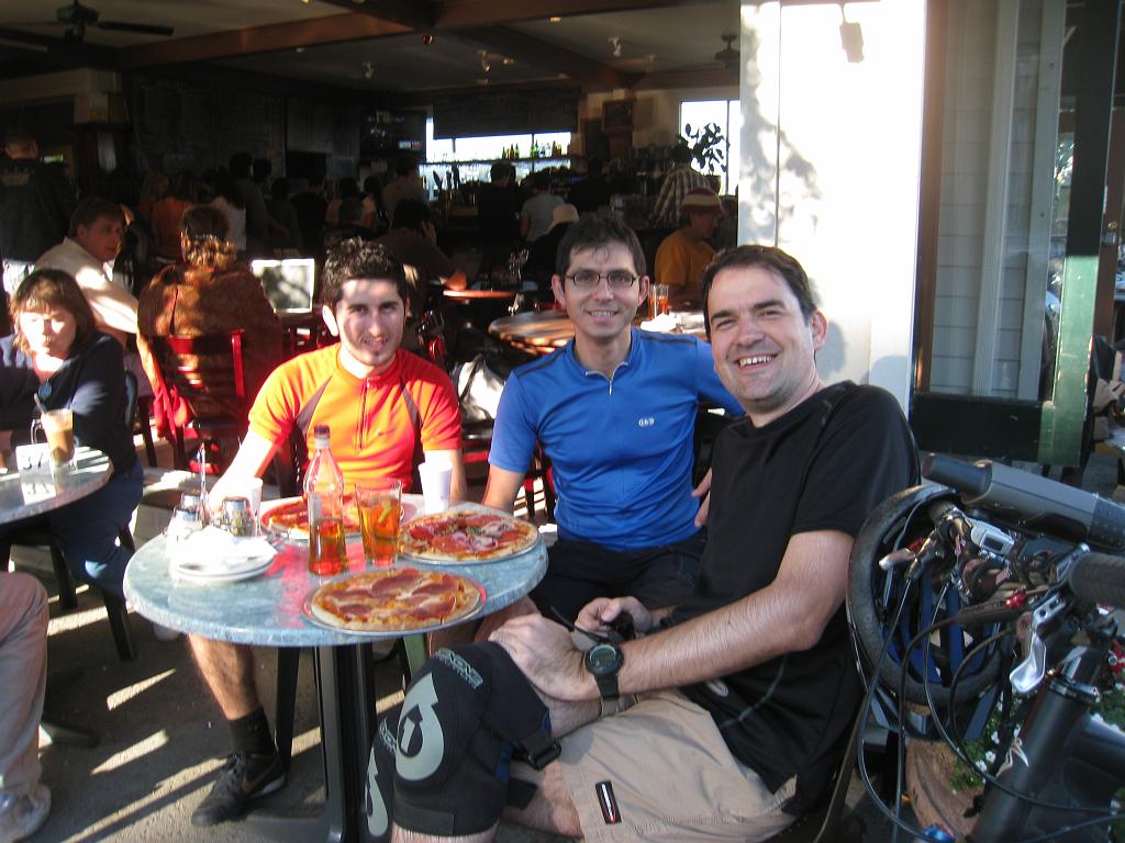 IMG_1957 Dincer, Ali, and Ergin at Taste of Rome in Sausalito (used to be Cafe Trieste)